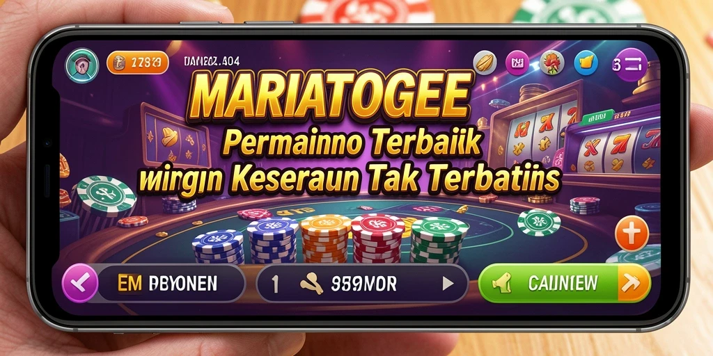 Tampilan gameplay MARIATOGEL di aplikasi Kasino yang menarik.