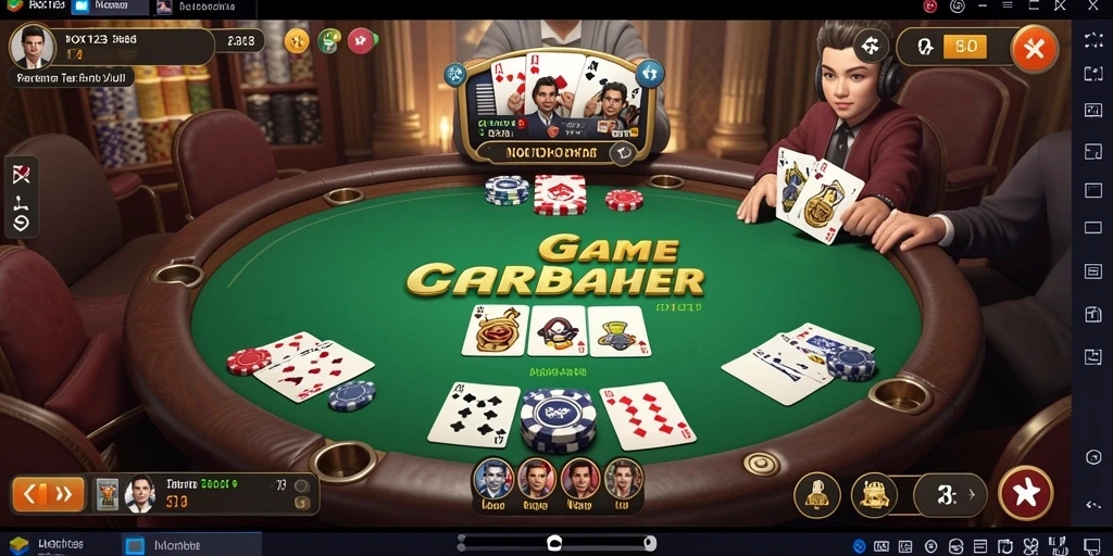 Tampilan gameplay poker yang seru di NOX123.