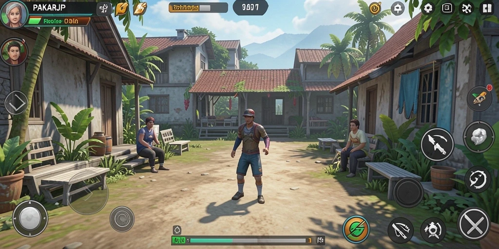 Tampilan gameplay PAKARJP yang menarik dan realistis.