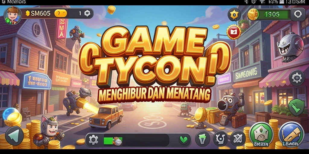 Tampilan gameplay SM605 yang menarik dan seru.