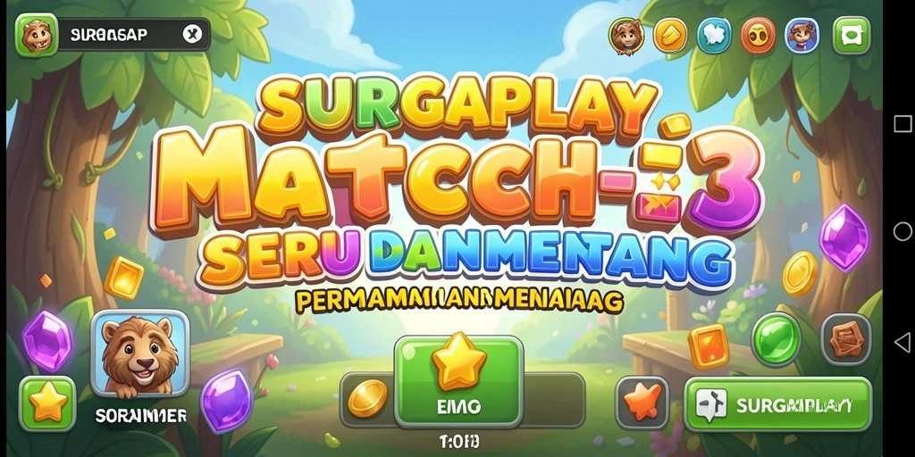 Tampilan gameplay SURGAPLAY yang menarik dan penuh warna.